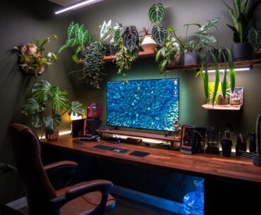 My first office build. No fake plants allowed.