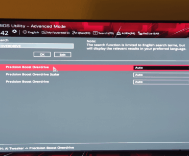 Identical bios settings in multiple locations (Asus Bios)