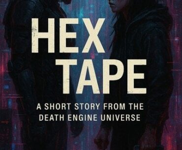 She dies. He reboots. They try to feel something before the city eats them.
A free glitchpunk short from the Death Engine universe