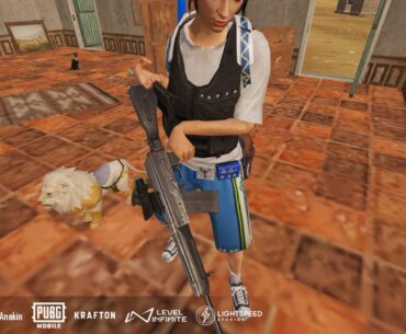 My girl is learning the game mechanics, doesn’t quite know how to hold a gun yet tho..