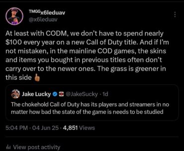 I post this in the CODM community, some comments are wild