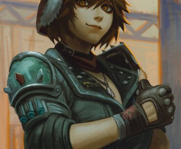 Over the Years, I noticed a lack of moze fanart from borderlands 3 so i commissioned one myself! The artist is katohmijuki
