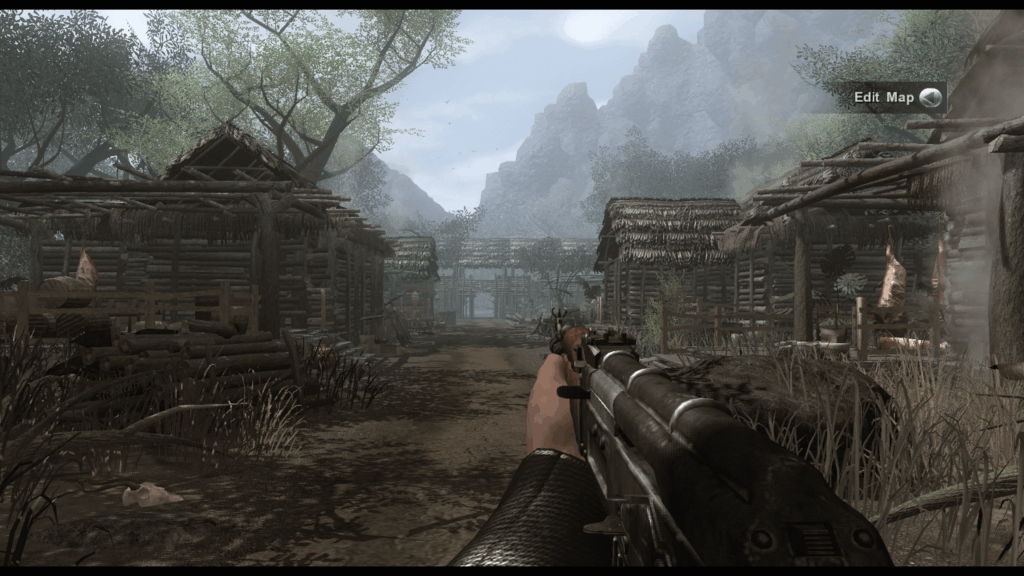 I tried making Skyrim's Riverwood in Far Cry 2!