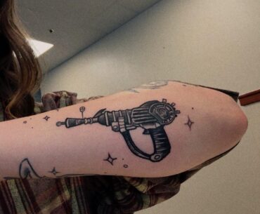 My ray gun tattoo :D
