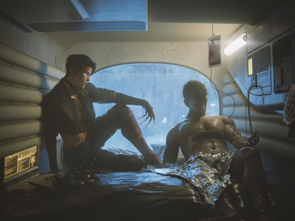 Molly & Case - "Neuromancer" Fanart (OC)