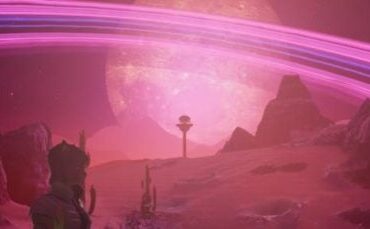 Stars Reach shows off recent visual updates and player-built structures