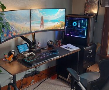 I'm pretty happy with my setup & wanted to share it