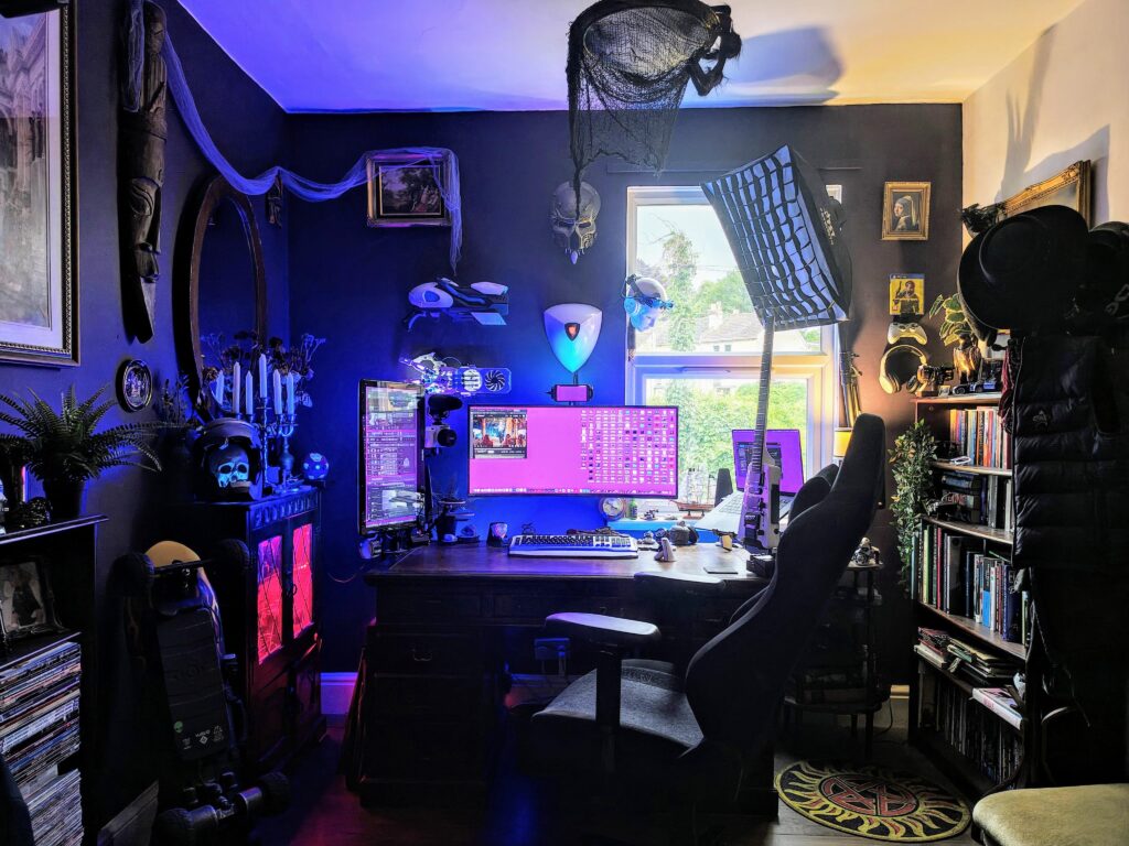 Spooky Work / Play office.