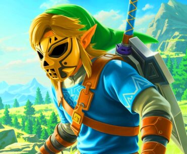 Illustration of the Lynel Mask from The Legend of Zelda: Tears of the Kingdom. Image generated by AI.