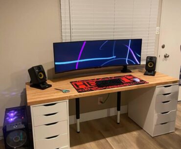 My first real battle station — built with my mentor Vincent, aka the cable management warlock 🧙‍♂️