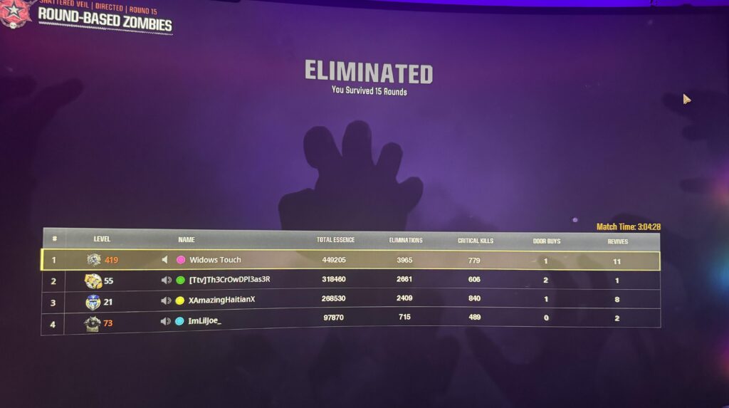 One of the best zombie matches i have ever had. (Lost the battle but had a great time) One of the best zombie matches i have ever had. (Lost the battle but had a great time)