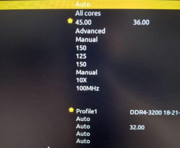 Dont those stars mean the cpu has been OC'd? Cpu is a Ryzen 3600. Shouldnt the cpu clock ratio be 42.00?