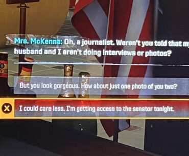 Over $500 Million spent. Hundreds of people working on it. You play as a former CIA operative. And you can say this.