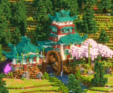 I made a Fantasy Japanese Watermill