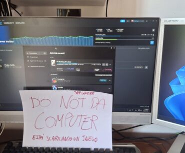 My mom turned off my PC when downloading a game, so I wrote this message for her