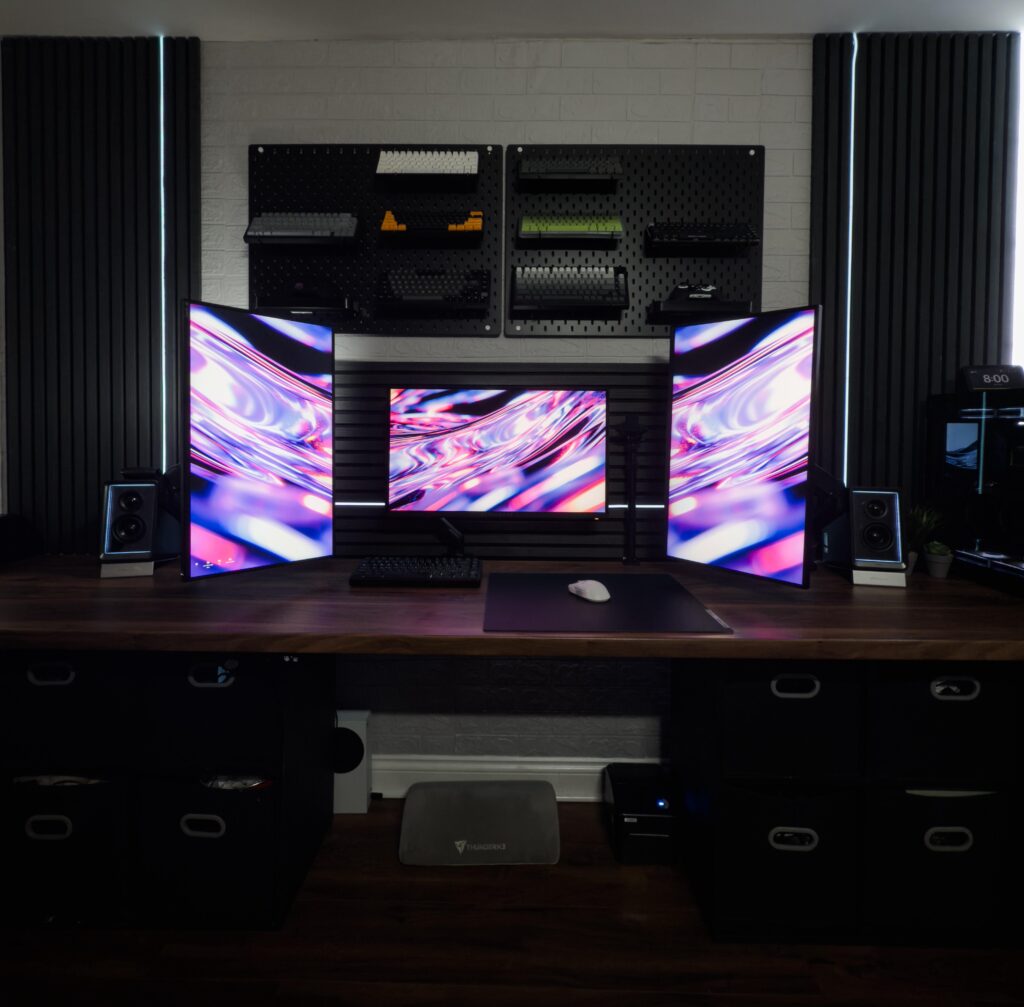 A setup is never complete but here’s my gaming/streaming/work space. Posted many times over the years