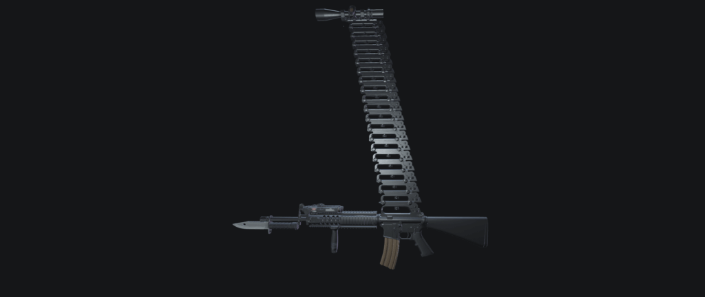 When a FPS lets you push gun customisation to the extreme