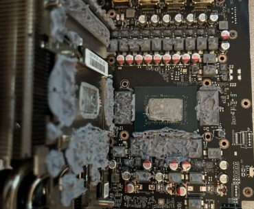 Warning: 50 series gigabyte cards substantially leak paste even when horizontally mounted