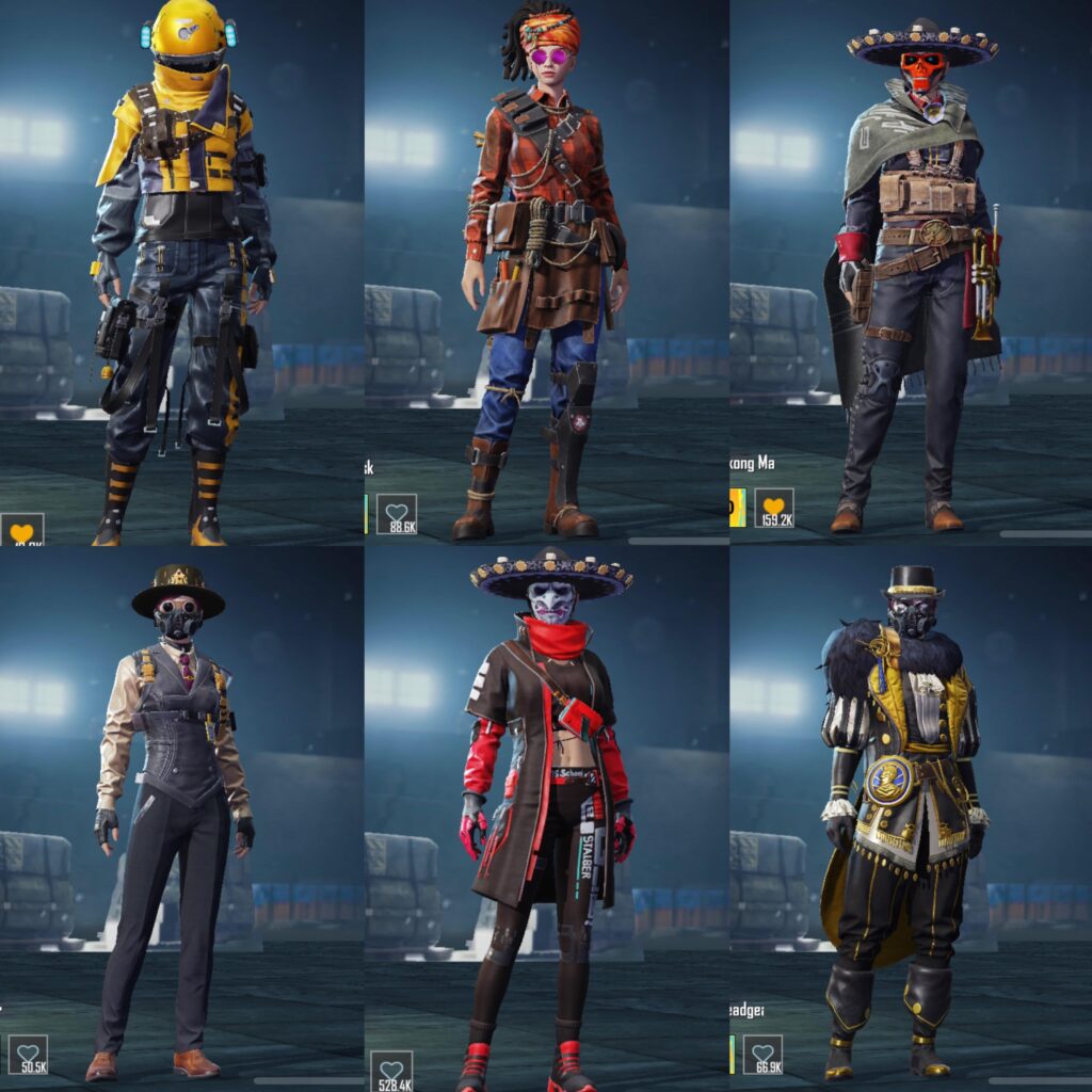 Some F2P fashion ideas I cooked up: