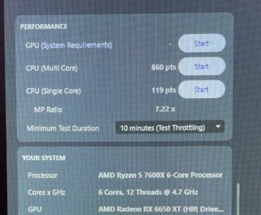 First time undervolting a ryzen 5 7600x.How far off am i to stock score ?