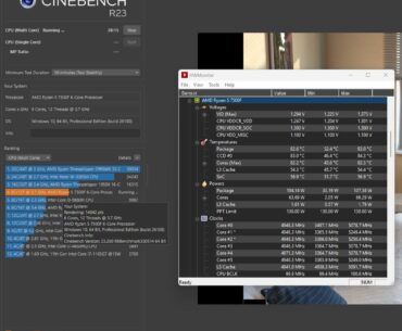 Air cooled Ryzen 7500f 🚀🚀cinebench R23 - 14042