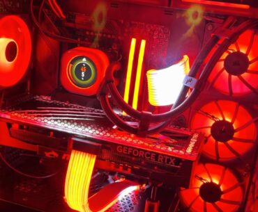 PC build before and after (90% completed)