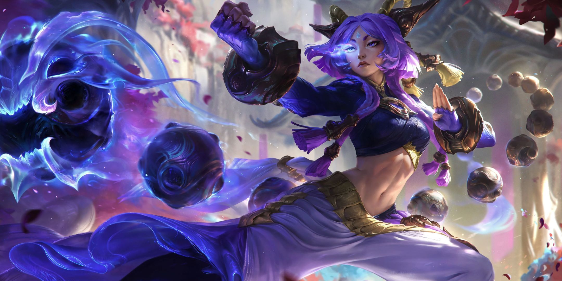 Yunara League of Legends Splash Art