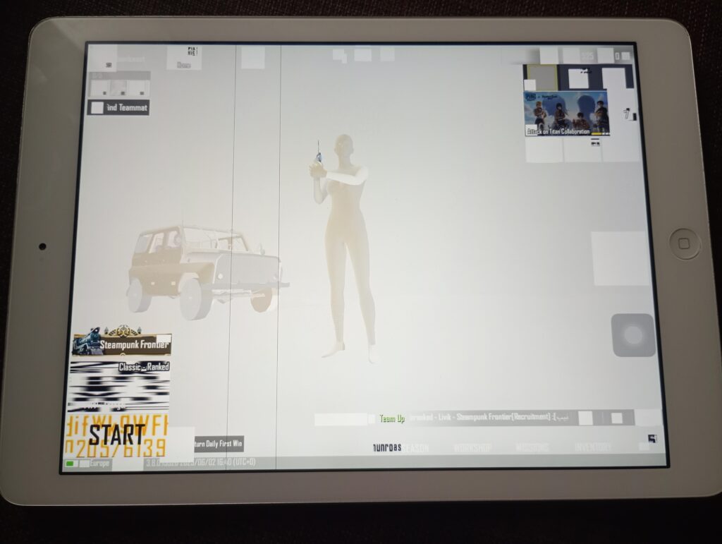 iPad Air 1 PUBG textures issue