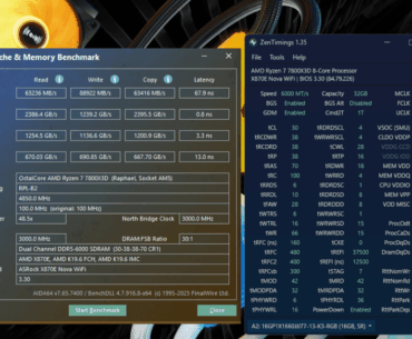 6000 MT/s CL40 to CL30 done, waiting for a better cooling solution before further tweaking.