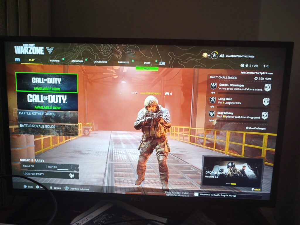 I went to play cold war and it launched warzone