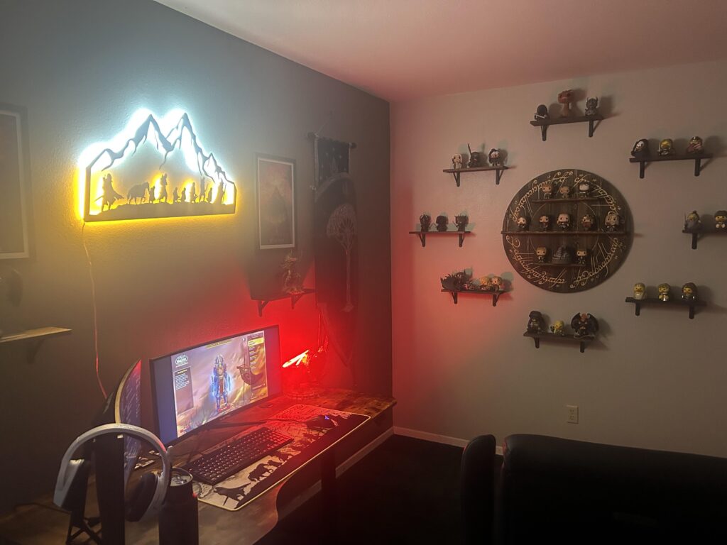 LOTR Gaming Setup
