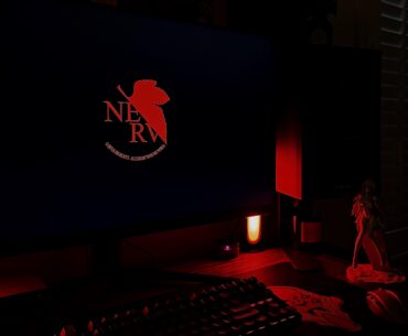 my evangelion inspired setup.