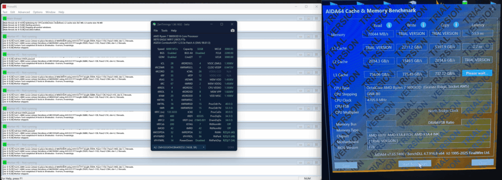 Many redditors said my sub 60ns latency w/ 9800X3D was only "screenshot stable" LMAO