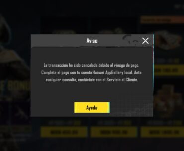 I can't buy any package using Huawei.