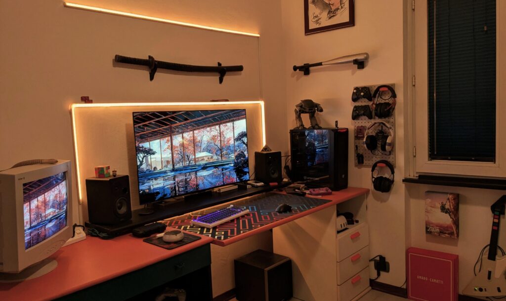 My OLED + CRT battlestation