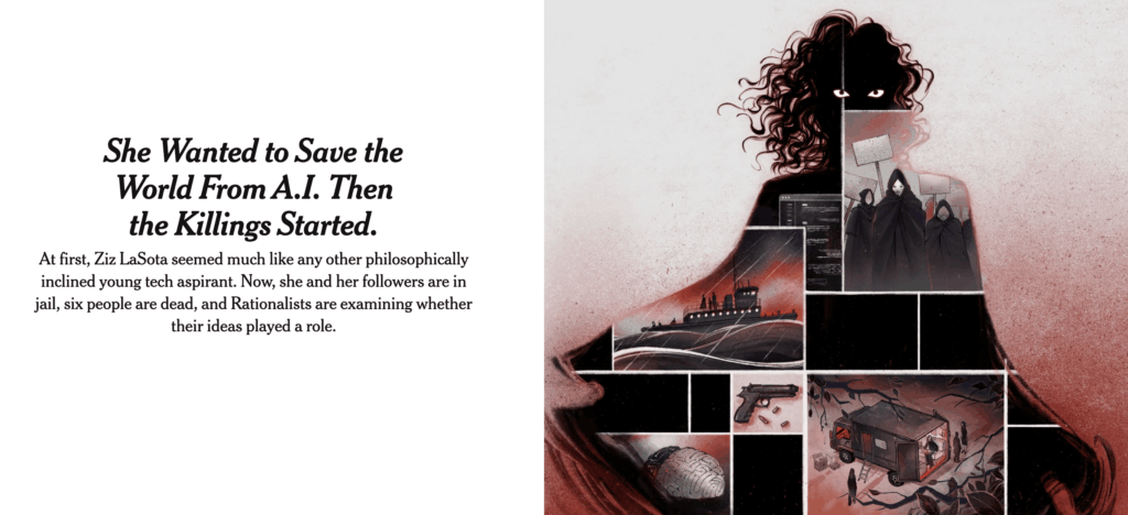 She Wanted to Save the World From A.I. Then the Killings Started. (Gift Article)
