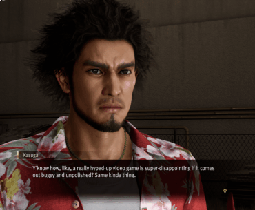 Even video game characters hate games released in a crappy state.