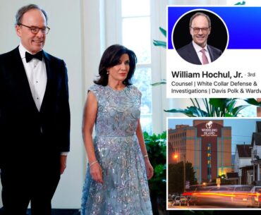 Millionaire Hochuls take pay cut as hubby ditches gaming gig