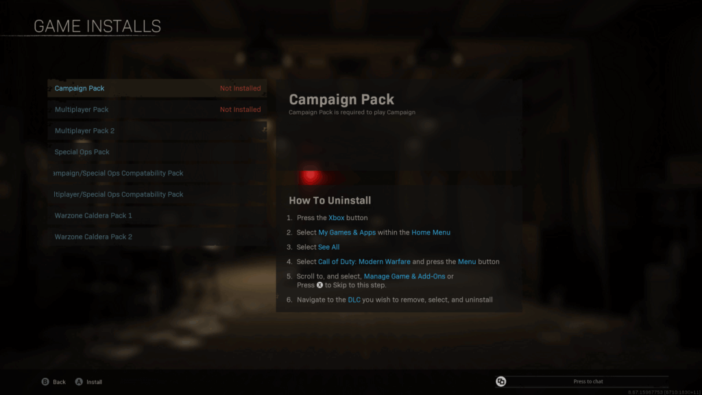 I've installed these 2 packs already and it won't let me play campaign!