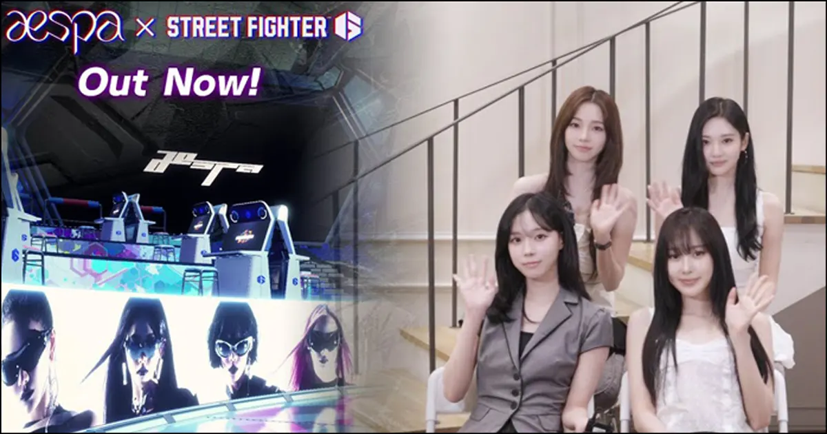 K-Pop idols aespa release special video message for their Street Fighter 6 collaboration K-Pop idols aespa release special video message for their Street Fighter 6 collaboration