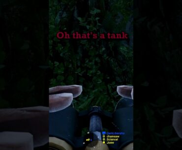 "Oh it's a tank"