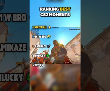 Ranking CRAZY Counter Strike 2 Moments 🙀