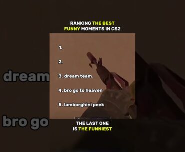 RANKING THE BEST FUNNY MOMENTS IN CS2 😂