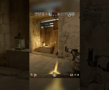 he won a 1v3 in cs2 WITHOUT seeing anyone