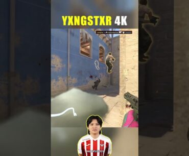 Yxngstxr SHREDS with a CRISP 4K Tec-9! 💥🔥 #cs2 #yxngstxr