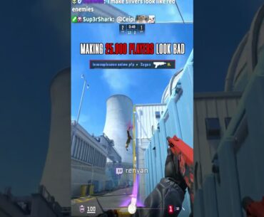 MAKING 25.000 RATED PLAYERS LOOK LIKE SILVERS  #cs2  #counterstrike #csgo
