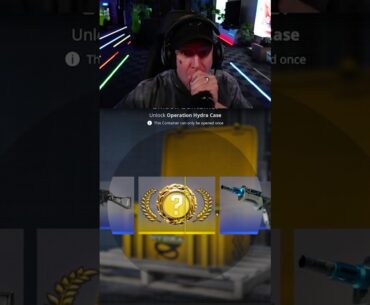 he unboxed an $18k skin in cs2😮