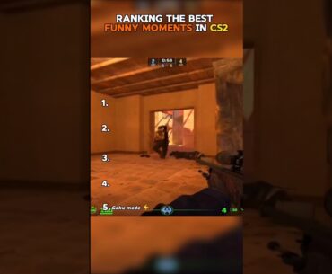Top 5 best funny Moments in CS2 😂 #cs2 #csgo #cs2memes #funnyclips #gaming