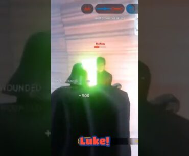 Darth Vader vs Luke Skywalker