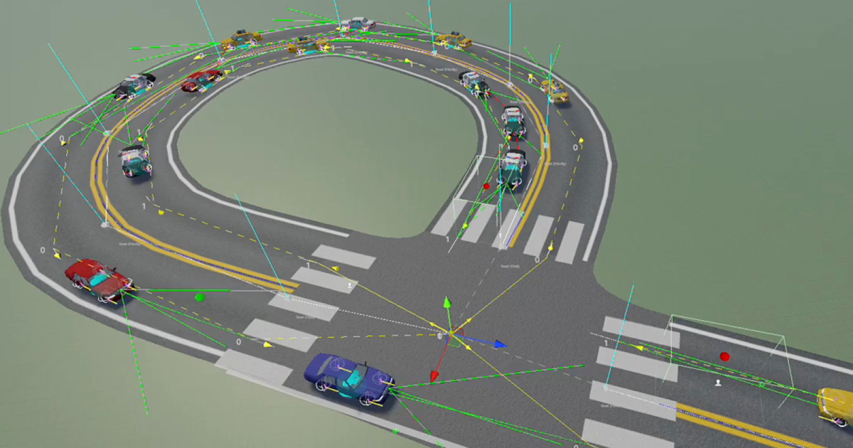 Custom Traffic System Made for Game Using Unity Facebook